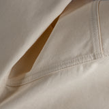 fabric detail of BIO GABARDINE SHORTS / NATURALE