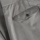 pocket detail of BIO COTTON TROUSERS / GHIACCIO