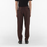 Back of BIO COTTON TROUSERS / CIOCCOLATO