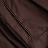 Pence and pocket details of BIO COTTON TROUSERS / CIOCCOLATO