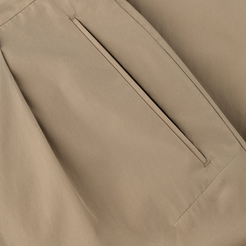 BIO COTTON TROUSERS / BEIGE