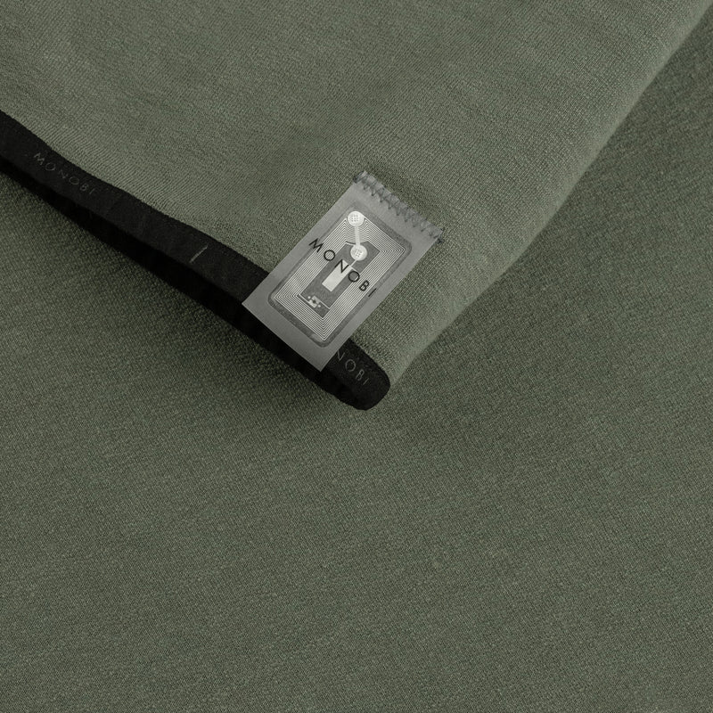 NFC tag detail of FRESH DYE SWEATSHIRT / VERDE