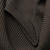 sleeve detail of PEARLISED VEST 5G / GRIGIO SCURO