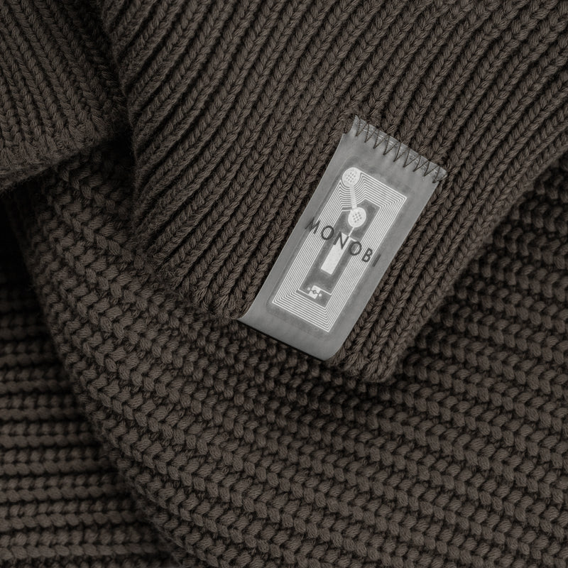 NFC tag detail of PEARLISED VEST 5G / GRIGIO SCURO