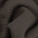 fabric detail of PEARLISED VEST 5G / GRIGIO SCURO