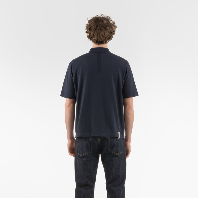 SUPERIOR PIMA POLO 18G / BLUE NAVY