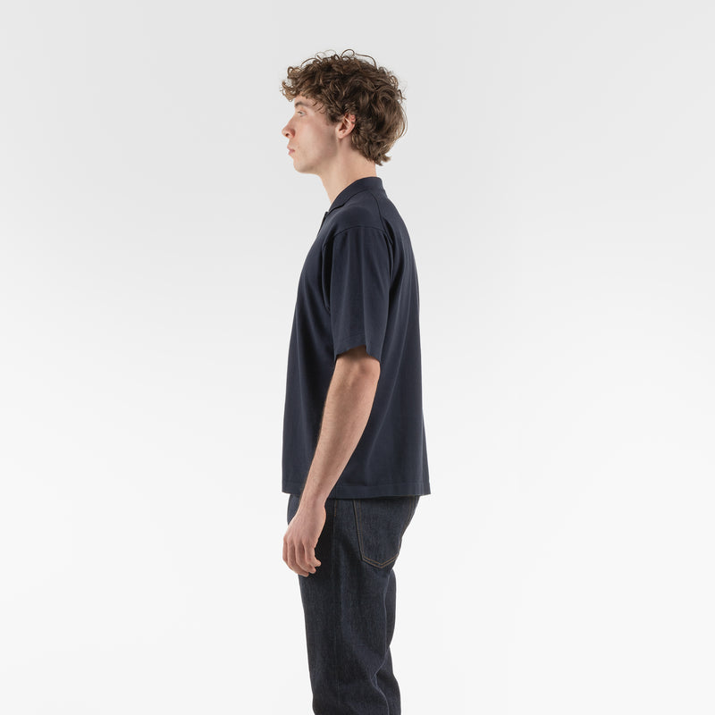 SUPERIOR PIMA POLO 18G / BLUE NAVY