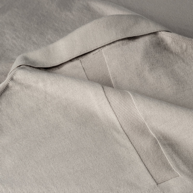 fabric detail of SUPERIOR PIMA POLO 18G / GHIACCIO