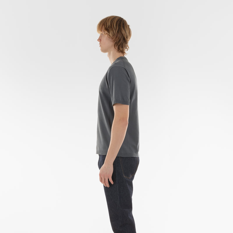 side of SUPERIOR PIMA TSHIRT 18G / POLVERE