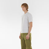 3/4 position of SUPERIOR PIMA TSHIRT 18G / BIANCO