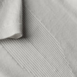 Fabric and sleeve details of SUPERIOR PIMA TSHIRT 18G / BIANCO