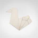 Origami Pants / naturale folded as a crane origami