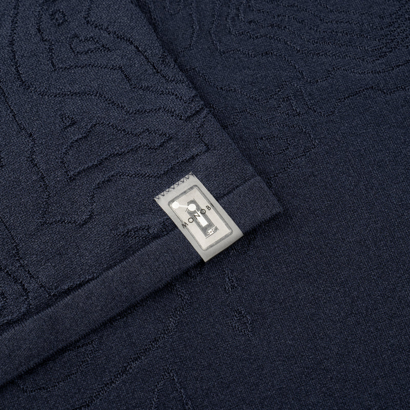 NFC tag detail of ORIGAMI LABYRINTH / INCHIOSTRO t-shirt