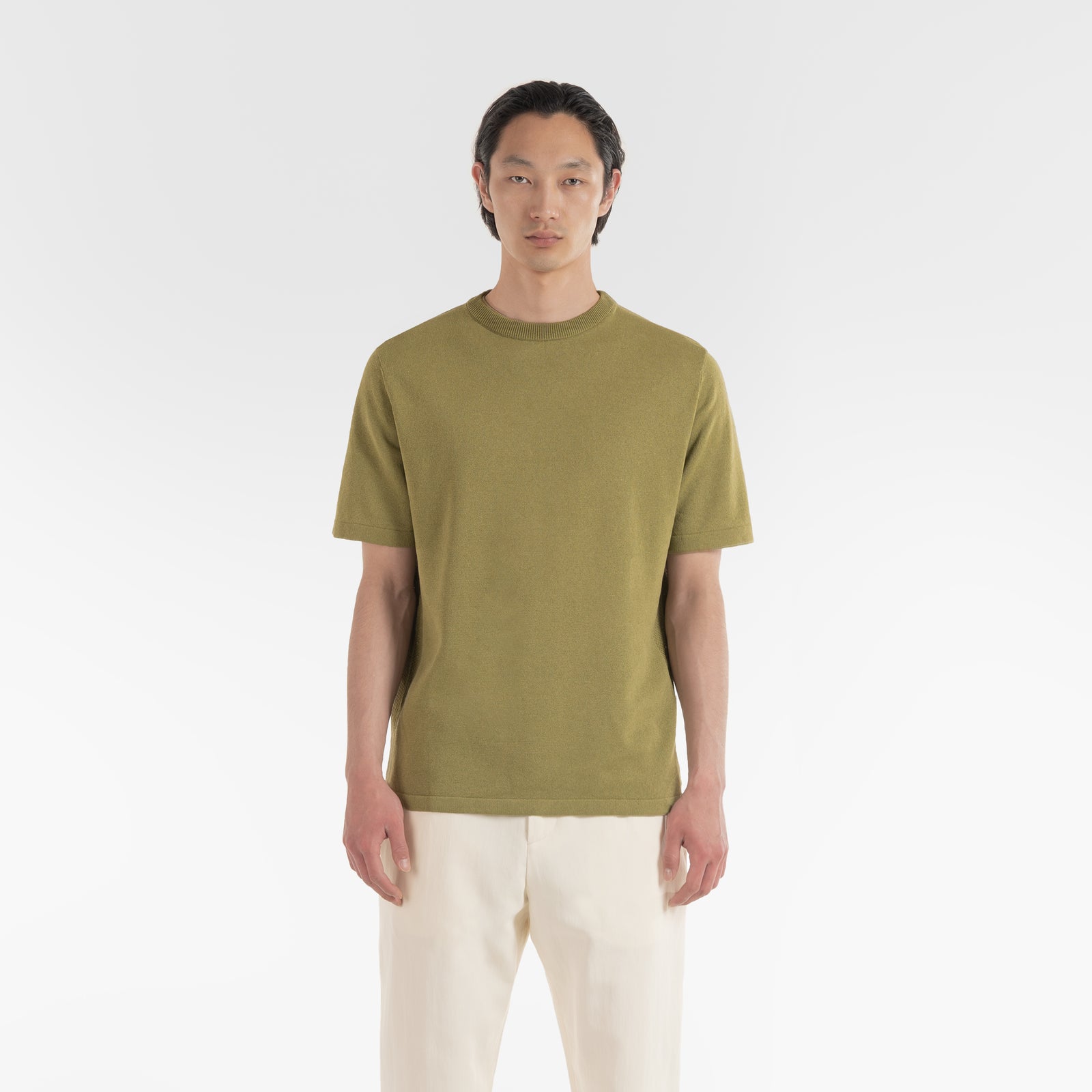 ORIGAMI TEE / SAGE GREEN – Monobi
