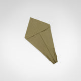 ORIGAMI TEE / VERDE SALVIA folded as a kite origami