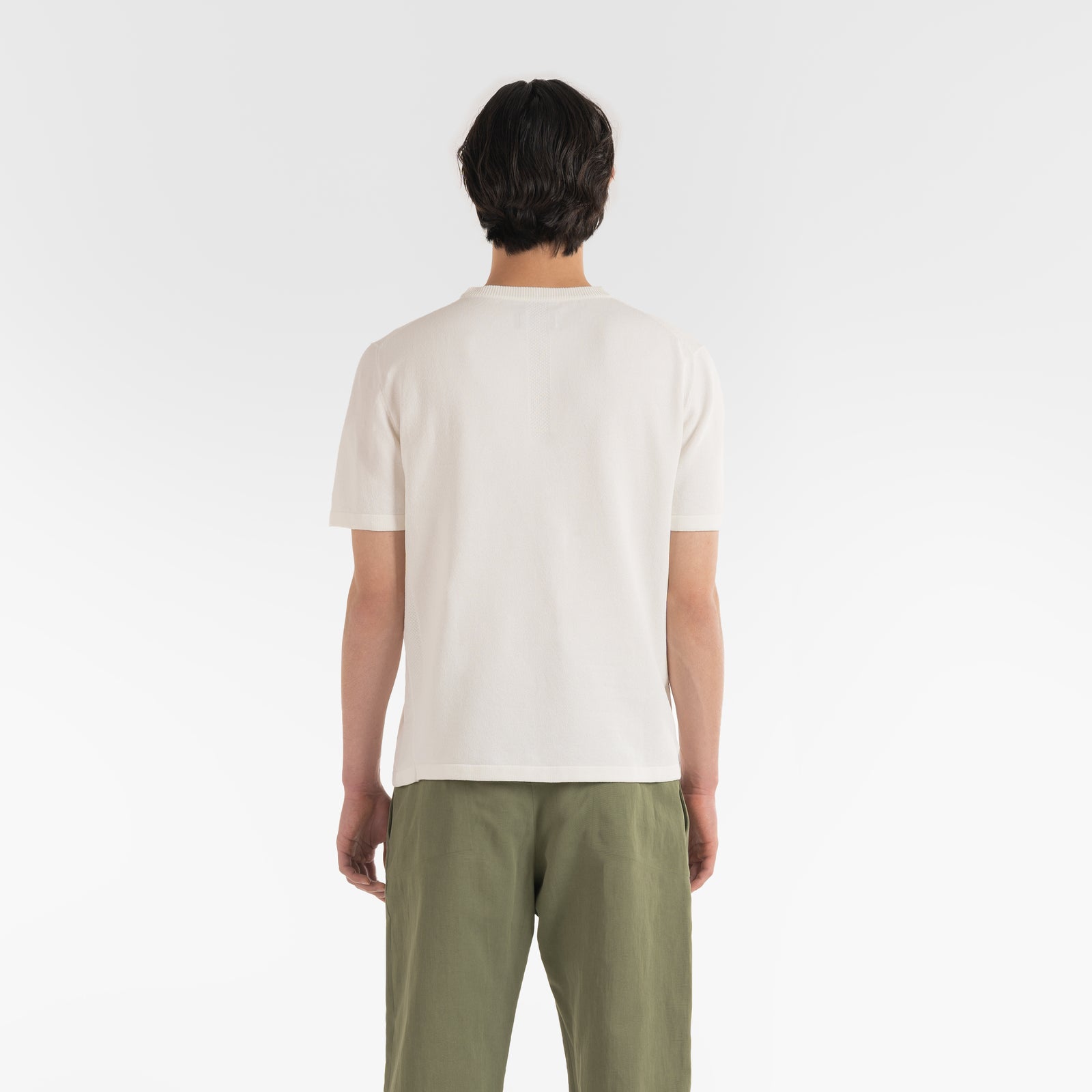 ORIGAMI TEE / NATURAL WHITE – Monobi