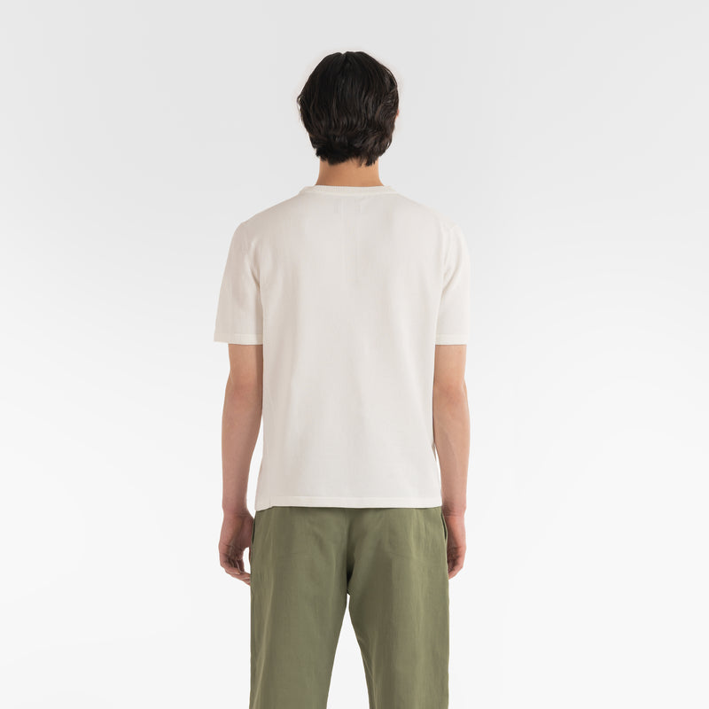 back of ORIGAMI TEE / NATURALE t-shirt