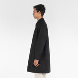 side position of SUPER WOOL LONG COAT / NERO