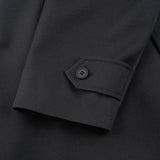 sleeve button of SUPER WOOL LONG COAT / BLU SCURO