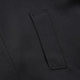 pocket detail of SUPER WOOL LONG COAT / BLU SCURO