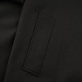 pocket detail of SUPER WOOL LONG COAT / NERO