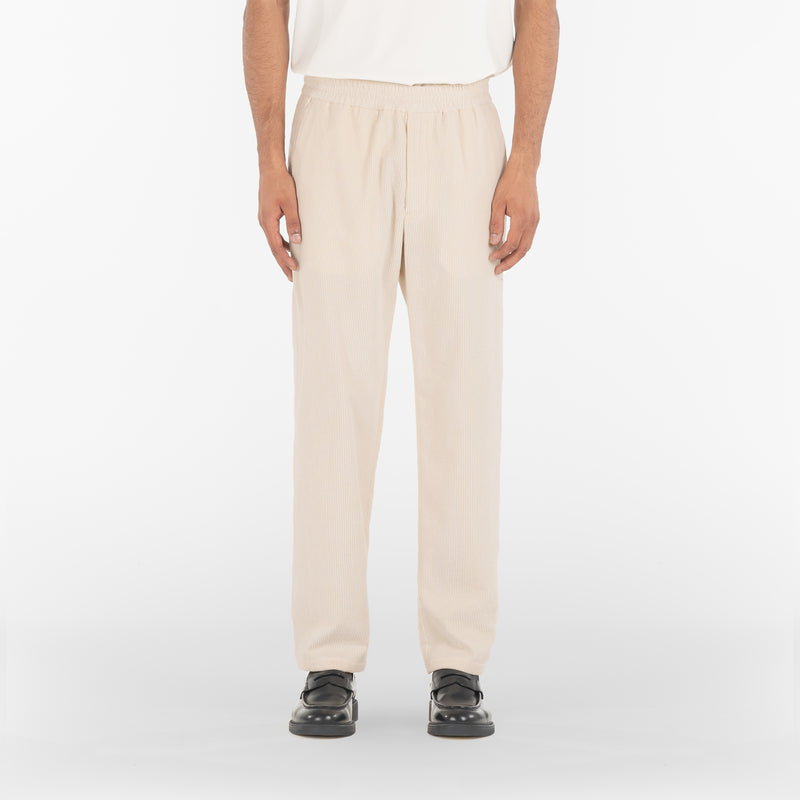 AGELESS CORDUROY PANTS / NATURALE