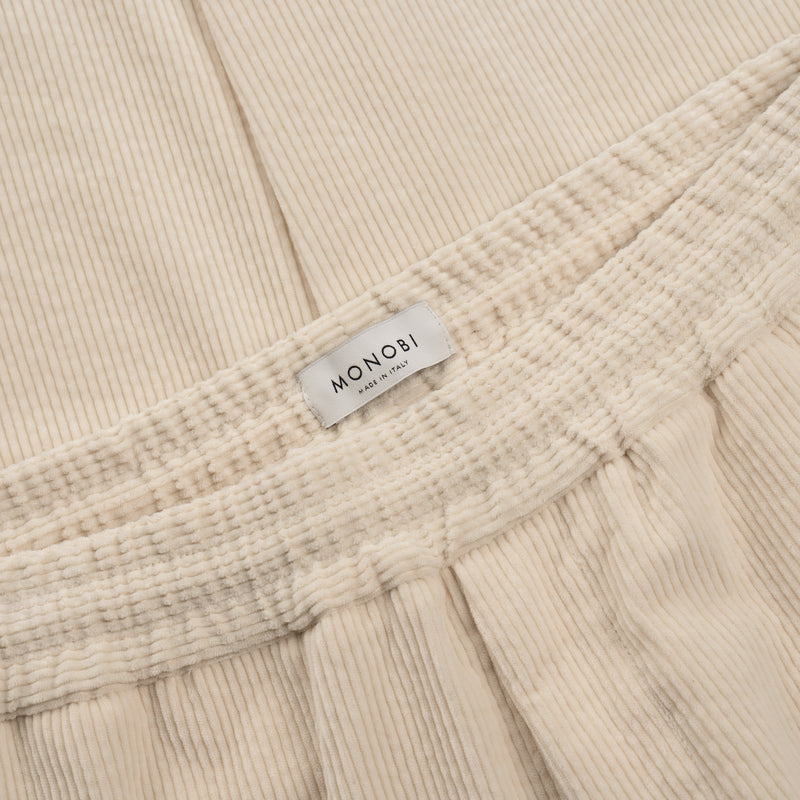 AGELESS CORDUROY PANTS / NATURALE