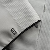 HYBRID KNIT INSULATED TUBE JACKET / LIGHT GREY