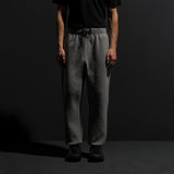 HYBRID KNIT PANTS / LIGHT GREY
