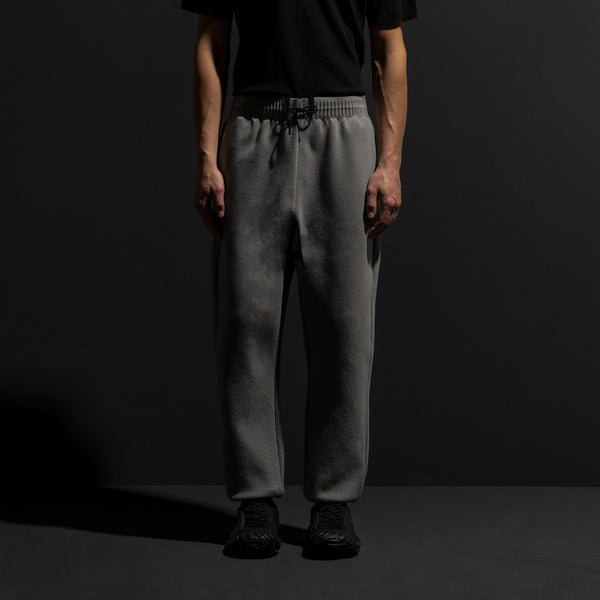HYBRID KNIT PANTS / LIGHT GREY