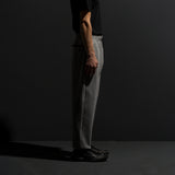 HYBRID KNIT PANTS / LIGHT GREY