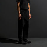 HYBRID KNIT PANTS / BLACK