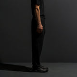 HYBRID KNIT PANTS / BLACK