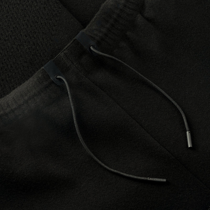 HYBRID KNIT PANTS / BLACK