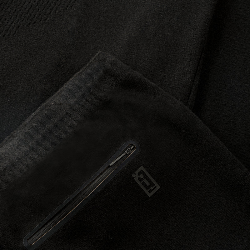 HYBRID KNIT PANTS / BLACK
