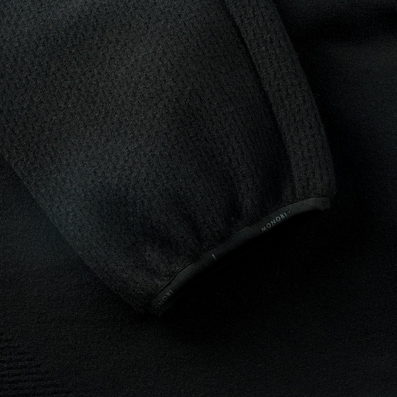 HYBRID KNIT PANTS / BLACK