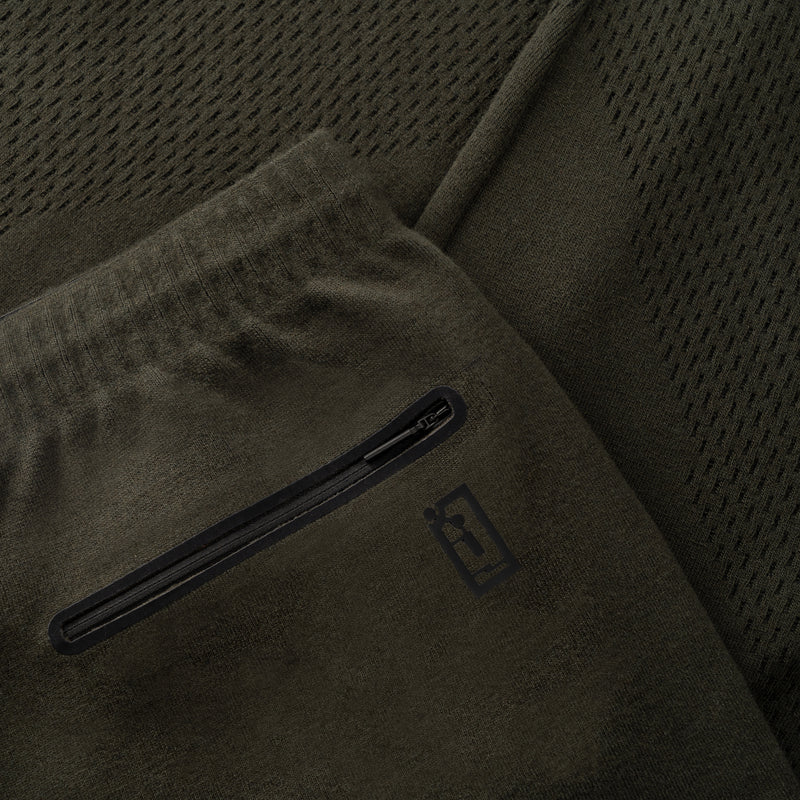 HYBRID KNIT PANTS / MILITARY GREEN
