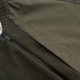 HYBRID KNIT BOMBER / MILITARY GREEN