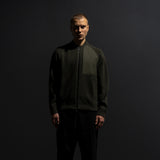 HYBRID KNIT BOMBER / MILITARY GREEN