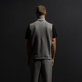 HYBRID KNIT VEST / LIGHT GREY