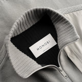 HYBRID KNIT VEST / LIGHT GREY