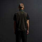 HYBRID KNIT VEST / MILITARY GREEN