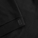 NFC tag detail of superior wool loungewear hoodie color black