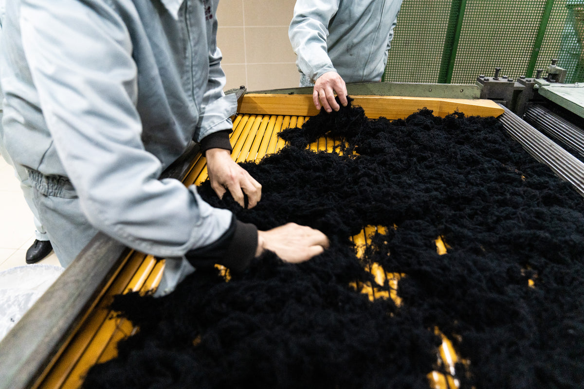 processing of cashmere fibre